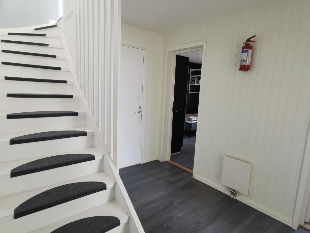 The White And Black House Villa Kalix Exterior photo